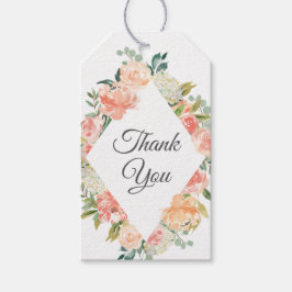 Sommar Blommigt Medley Tack Presentetikett