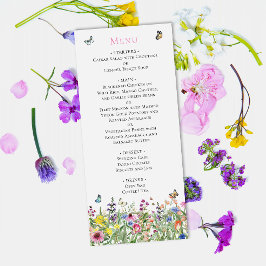 Sommar Blommigt Menu