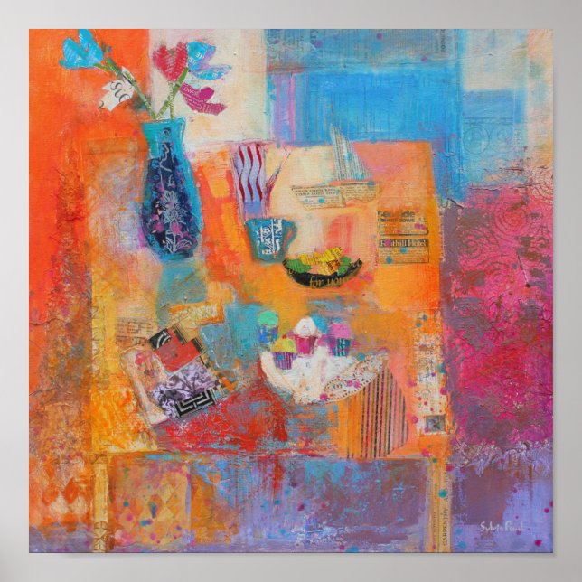 Sommar Bord Poster (Framsidan)