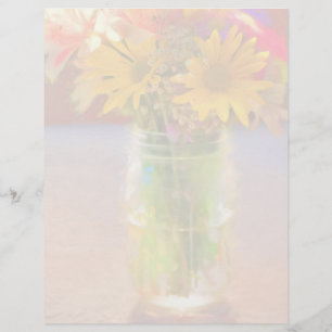 Sommar Bouquet. Brevhuvud