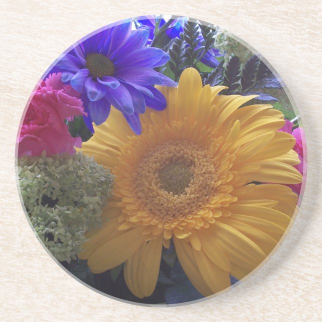 Sommar Bouquet Sandstone Underlägg (Framsidan)