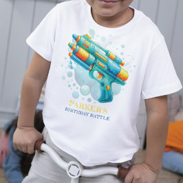 Sommar Boy Birthday Vatten Gun Battle T Shirt