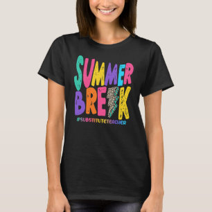 Sommar Break Suppleant Teacher Distress T Shirt