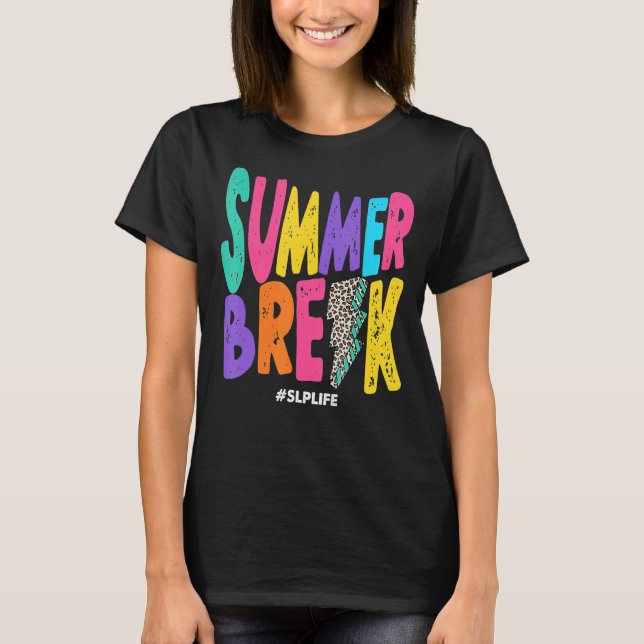 Sommar Break Tal språkpatolog Sommar Va T Shirt (Framsida)