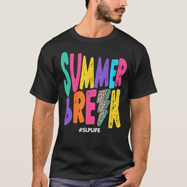 Sommar Break Tal språkpatolog Sommar Va T Shirt (Framsida)