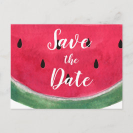 Sommar Bröllop spara datum Postcards Watermelon Meddelande Vykort