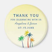 Sommar Bröllop Tack Favor