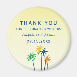 Sommar Bröllop Tack Favor Magnet