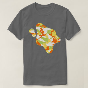 Sommar Camo Mönster Paint Splat T Shirt