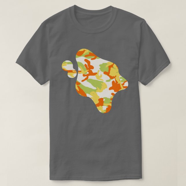 Sommar Camo Mönster Paint Splat T Shirt (Design framsida)
