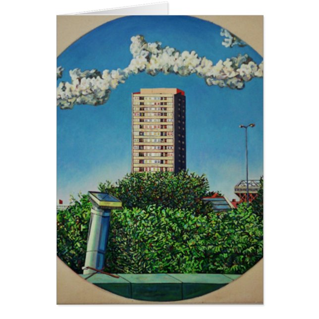Sommar Canning Town Hälsningskort (Framsidan)