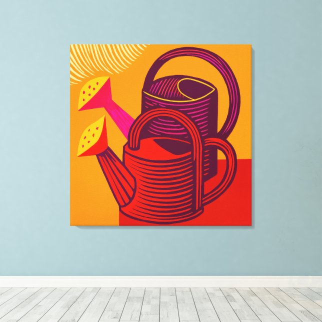 Sommar  - Canvas Art-utskrift (Insitu (trägolv))