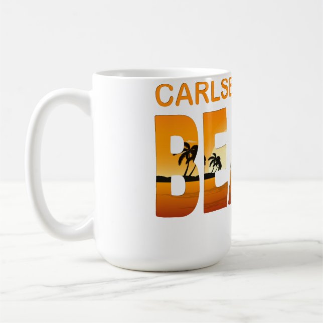 Sommar carlsbad stat- kalifornien  kaffemugg (Vänster)