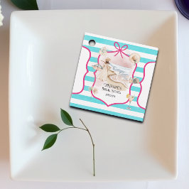 Sommar Chic Strand och Vågor Bröllopsdusch Gåvor Etiketter