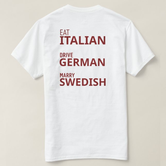 Sommar Chic  T Shirt (Design baksida)