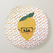 Sommar Citron Serieteckning Handritad Doodle 