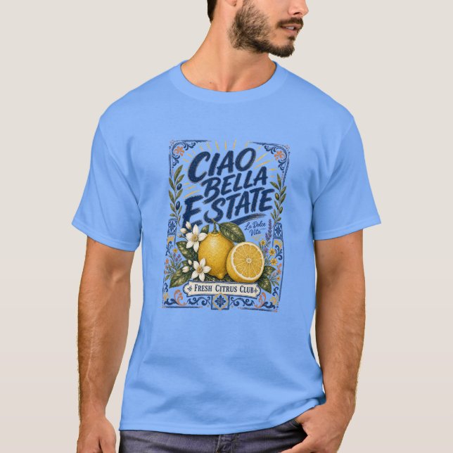 Sommar Citrus Klubb T-Shirt (Framsida)