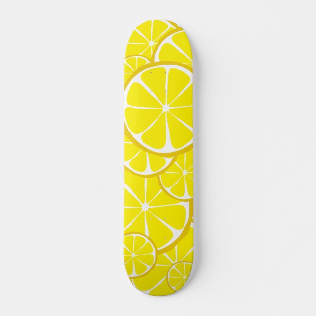 Sommar Citrus Lemon Skateboard Bräda 20 Cm (Framsida)