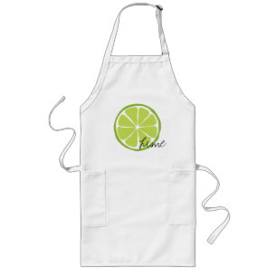 Sommar Citrus Lime Arpon Långt Förkläde
