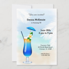 Sommar Cocktail Inbjudningar