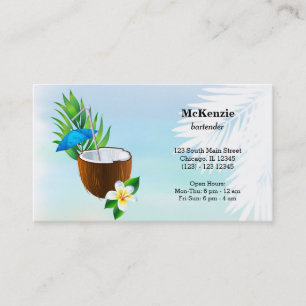 Sommar Cocktails Visitkort