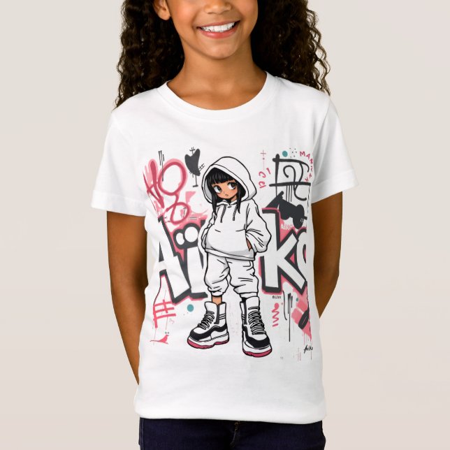 Sommar Cool Bae ~ AiKo Kids T Shirt (Framsida)