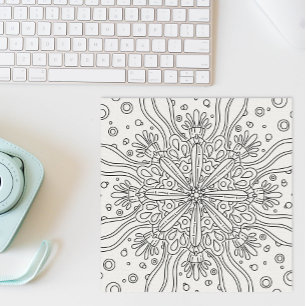 Sommar: Cute Färg, din egen färgning Poster