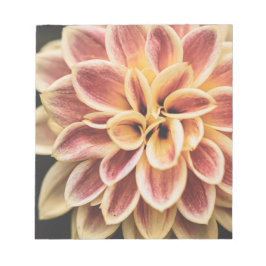 Sommar Dahlia Blomma (Blomsterkonst) Anteckningsblock