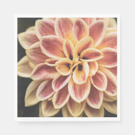Sommar Dahlia Flower (Blommigt Art) Pappersservett