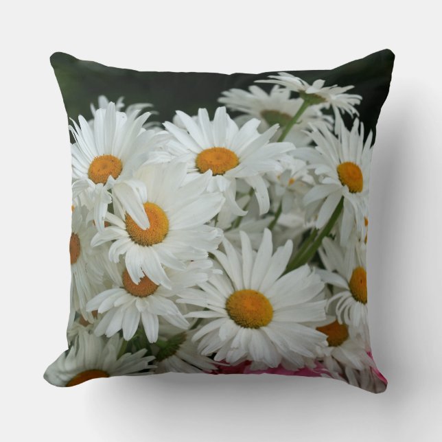 Sommar Daisy Dekorativ kudde (Framsida)