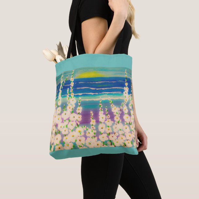 Sommar Daisy Tote Tygkasse (Närbild)