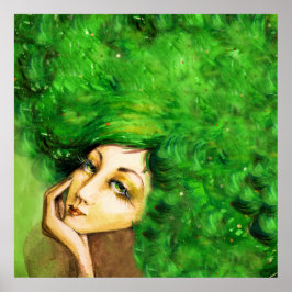 Sommar/Dam Bordeaux Art Poster