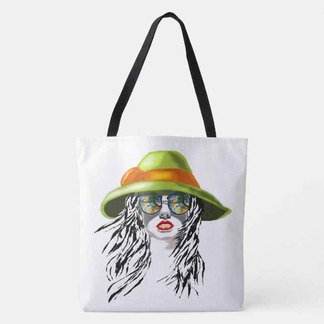 Sommar Dam Totebag Tygkasse (Framsida)