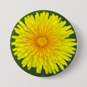 Sommar Dandelion Round Button Knapp