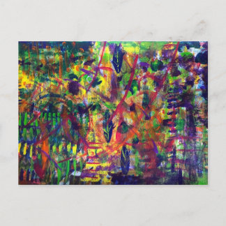 "Sommar dans" Akrylkonst Postkort Vykort