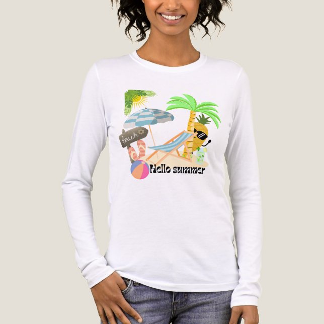 Sommar design t shirt (Framsida)