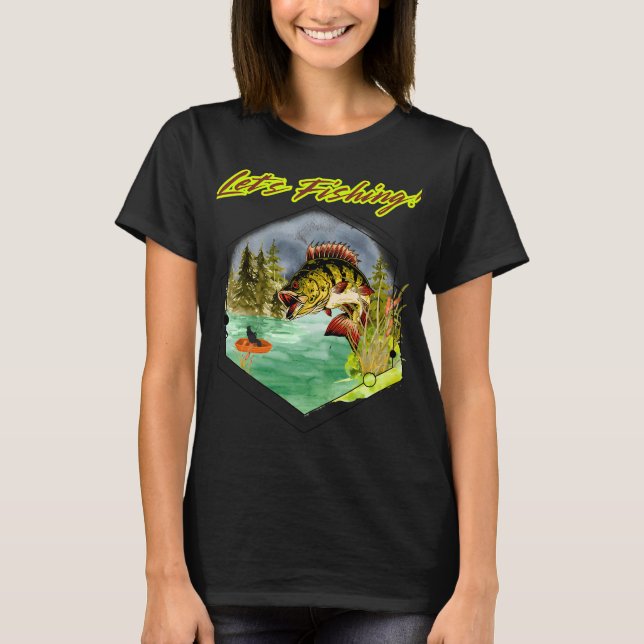 Sommar det är dags för fiske :) t shirt (Framsida)