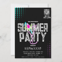 Sommar DJ Event Cocktail Party Bar Club Flyer
