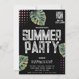 Sommar DJ Event Party Bar Club Flyer Inbjudningar