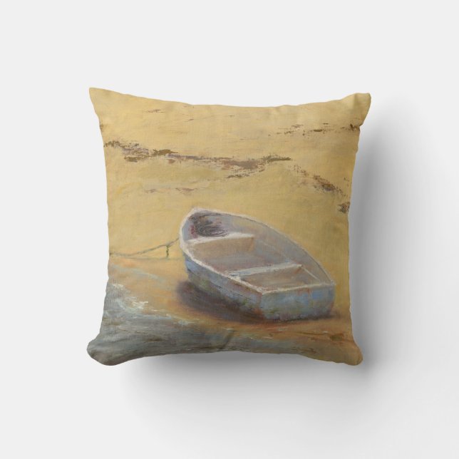 Sommar Dory - Boat on the Shore Kudde (Framsida)