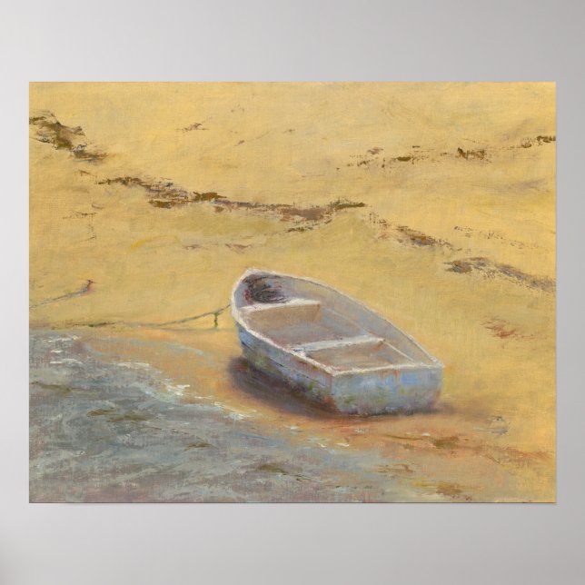 Sommar Dory - Boat on the Shore Poster (Framsidan)