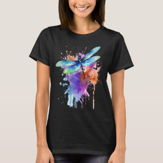 Sommar Dragonfly Funny Cute Animal Graphic T Shirt