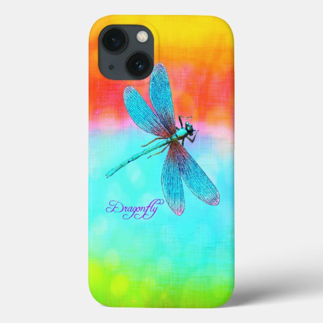 Sommar Dragonfly Rainbow Bright Decorative (Baksida)