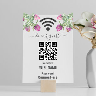 Sommar Dschungel Akvarell Blommig Bröllop Wifi Sky Bordsnummer