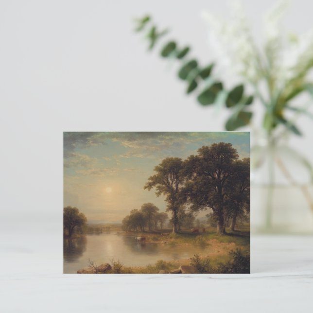 Sommar eftermiddag (1865) - Asher Brown Durand  Vykort (Stående Fram)