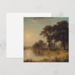 Sommar eftermiddag (1865) - platt kort