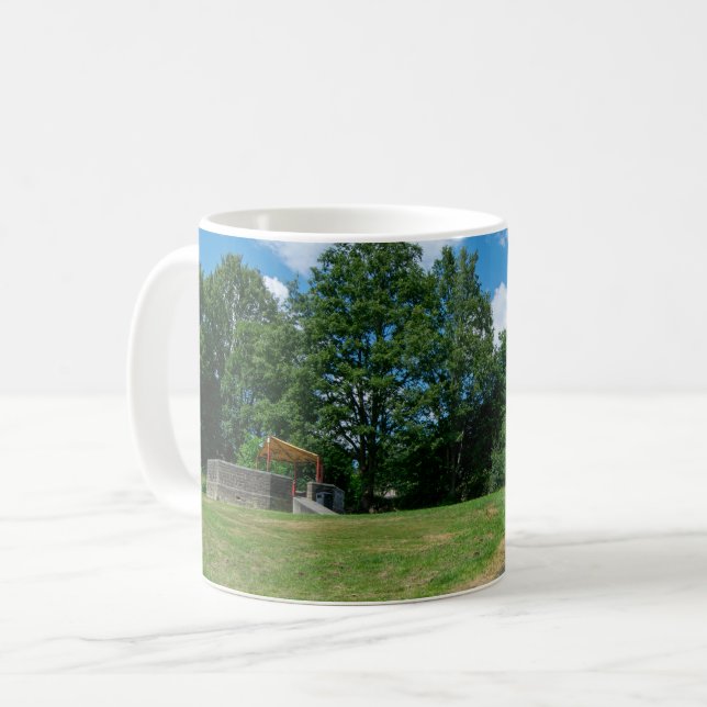 Sommar eftermiddag vid Crow Wood Park Kaffemugg (Framsida vänster)