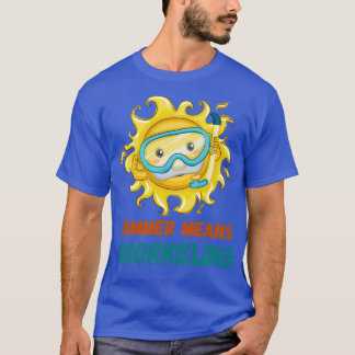 Sommar-elak snorkeling Classiing authentique T T Shirt