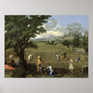 Sommar, eller Ruth och Boaz, 1660-64 Poster