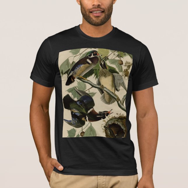 Sommar eller träanka t-shirt (Framsida)